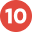 5 Five Circle Red